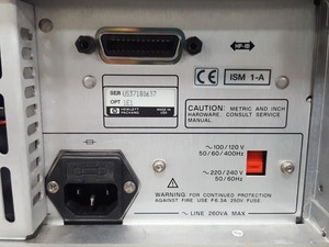 Thumbnail image of HP 83711B Synthesized CW Generator 1-20GHz Lab 