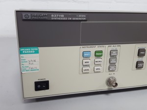 Thumbnail image of HP 83711B Synthesized CW Generator 1-20GHz Lab 