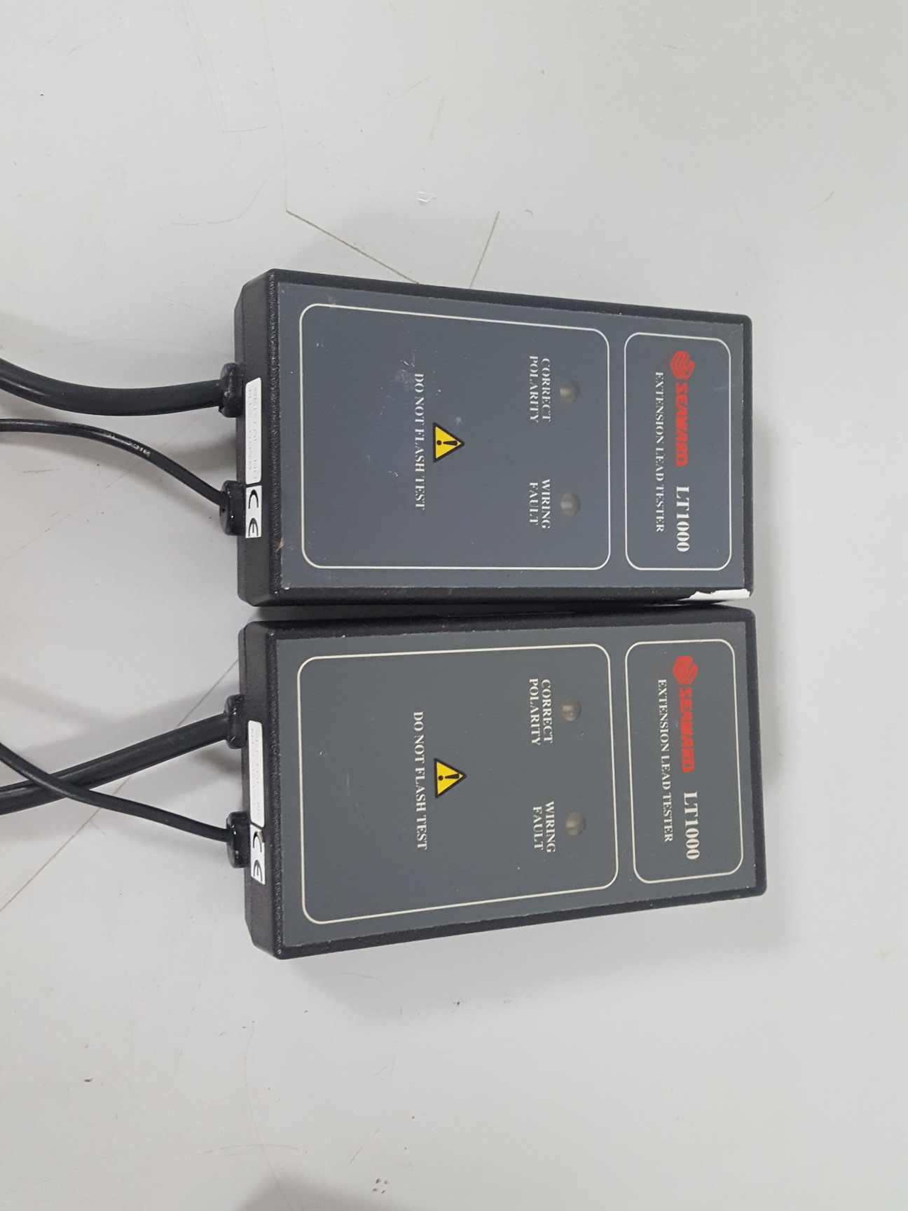 Image of 2x Seaward LT1000 Extension Lead Tester Testing