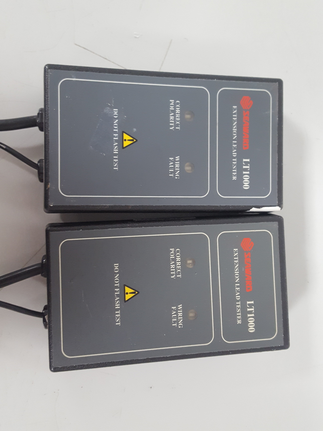 Image of 2x Seaward LT1000 Extension Lead Tester Testing