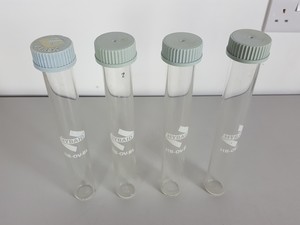 Thumbnail image of Lot of 11 Thermo Hybaid Hybridisation Tubes With Rotary Holder Lab