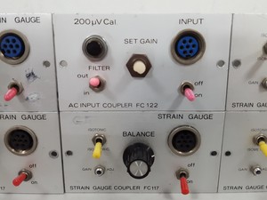 Thumbnail image of 8x Bioscience Strain Gauge Coupler FC117, AC input Coupler FC 122, FC 110, FC126