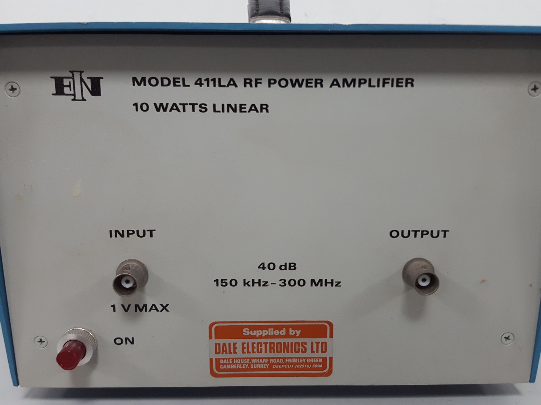 Image of ENI Model 411LA RF Power Amplifier Lab