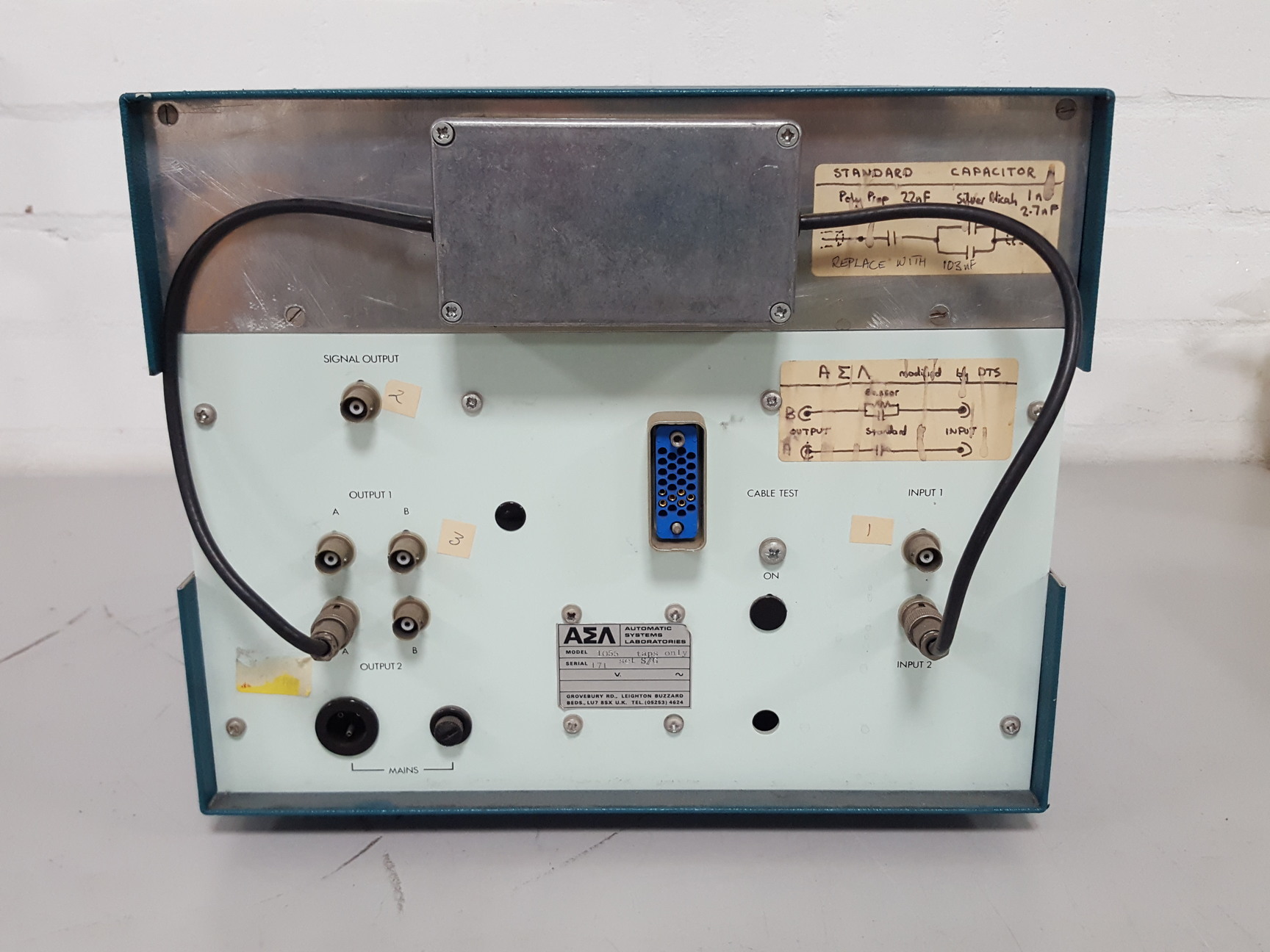 Automatic Systems Laboratories 1055 Displacement Indicator Lab