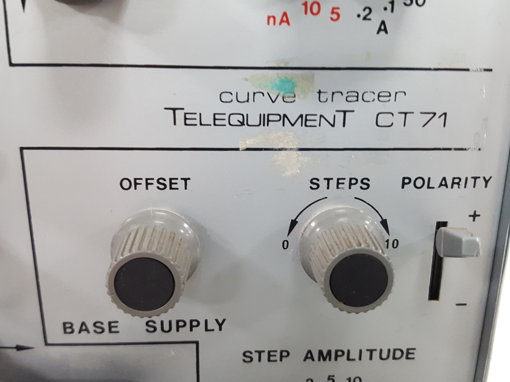 Image of Telequipment CT71 Curve Tracer Oscilloscope Lab