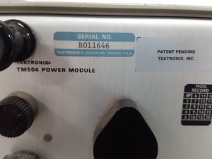 Thumbnail image of Tektronix TM504 Power Module + PG502 Pulse Generator 250MHz Lab