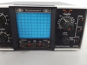 Thumbnail image of Telequipment D32 Dual Channel Oscilloscope Lab - Spares / Repairs