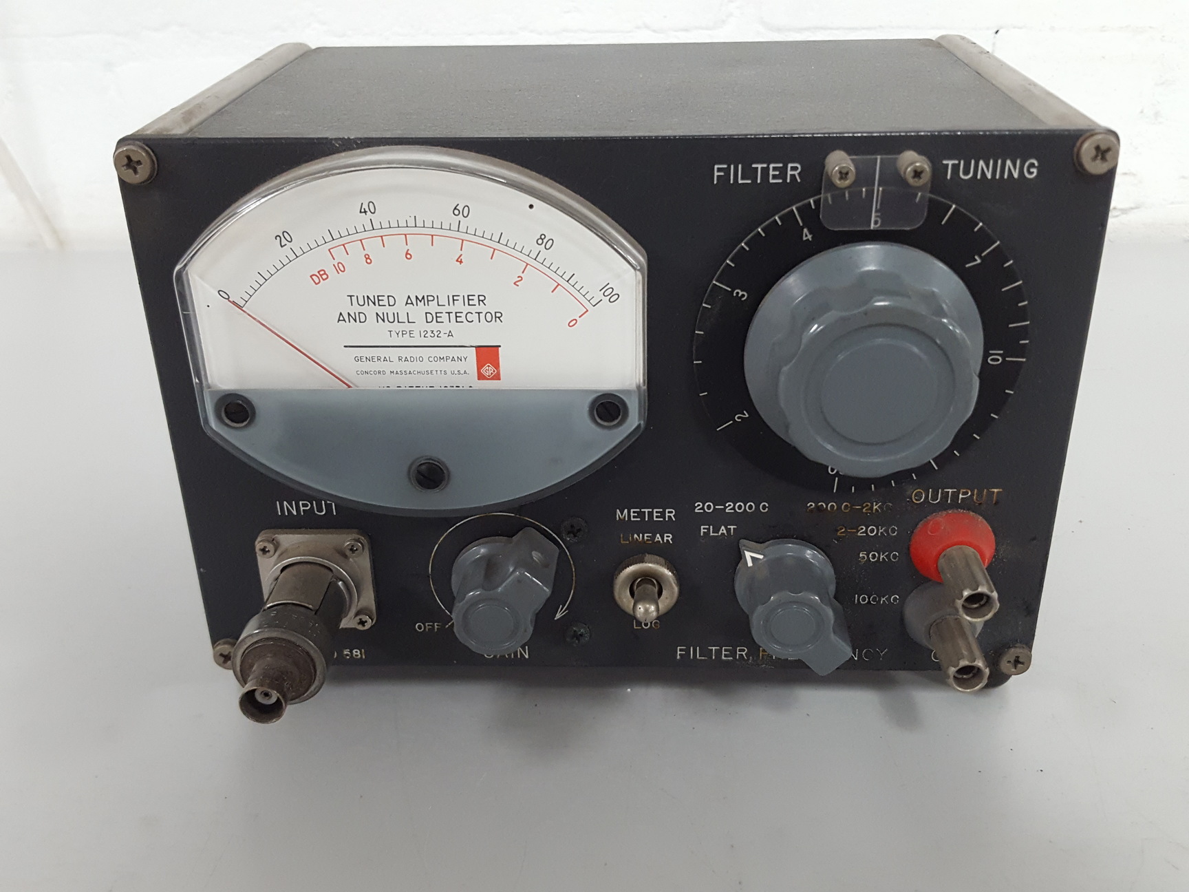 Image of General Radio 1232A Tuned Amplifier & Null Detector Lab