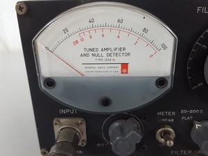 Thumbnail image of General Radio 1232A Tuned Amplifier & Null Detector Lab