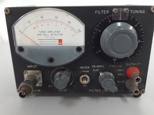 Thumbnail image of General Radio 1232A Tuned Amplifier & Null Detector Lab