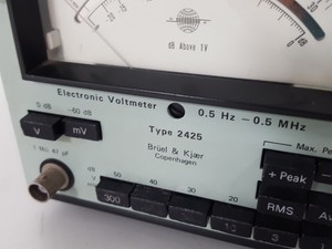Thumbnail image of Bruel & Kjaer 2425 Electronic Voltmeter Lab