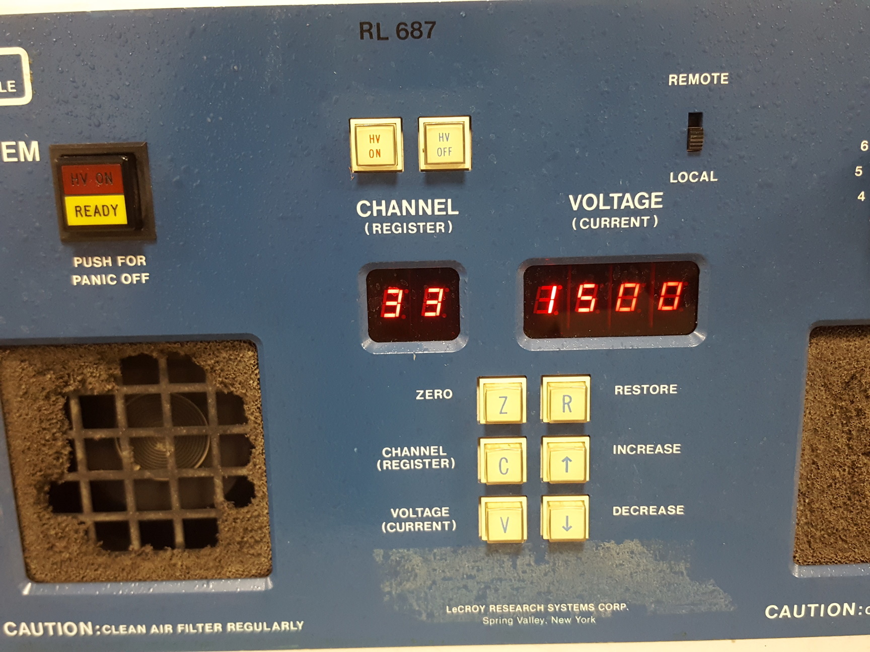 Image of LeCroy HV4032A High Voltage Power Supply System Lab