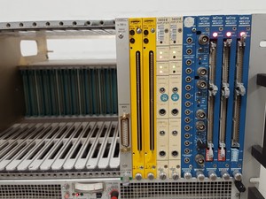 Thumbnail image of Camac Plug in Modules Lecroy 6102, MM8 103A Memory, dsp 1402E, Fisher PTI 110-2