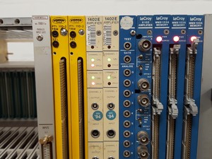Thumbnail image of Camac Plug in Modules Lecroy 6102, MM8 103A Memory, dsp 1402E, Fisher PTI 110-2