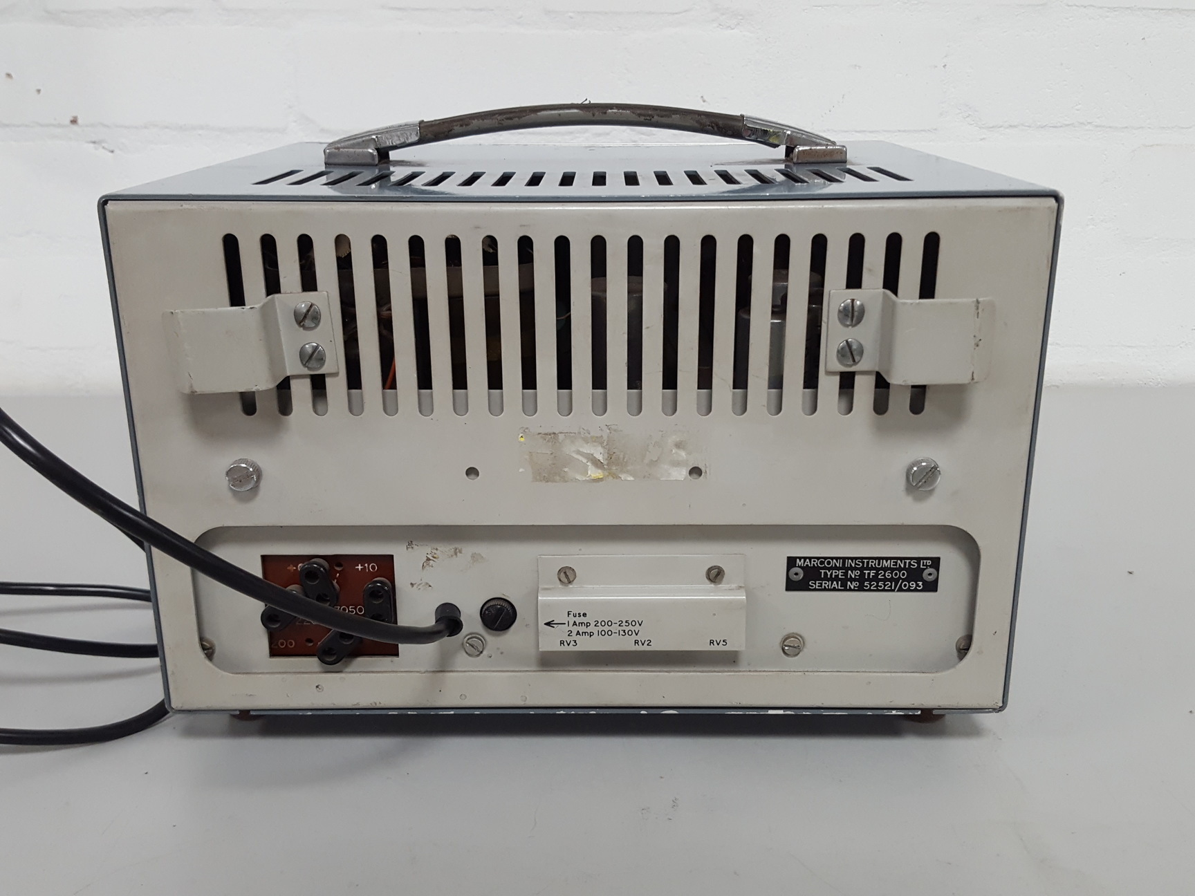 Image of Marconi Instruments TF 2600 Sensitive Valve Voltmeter Lab