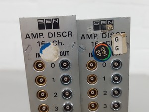 Thumbnail image of NIM Module Canberra 8222 SEN N4190, Ortec 659 & 463, Tennelec TC 440 & TC 203BLR