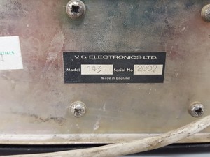 Thumbnail image of V.G Electronics Model 143 Power Supply M5K2 Lab 