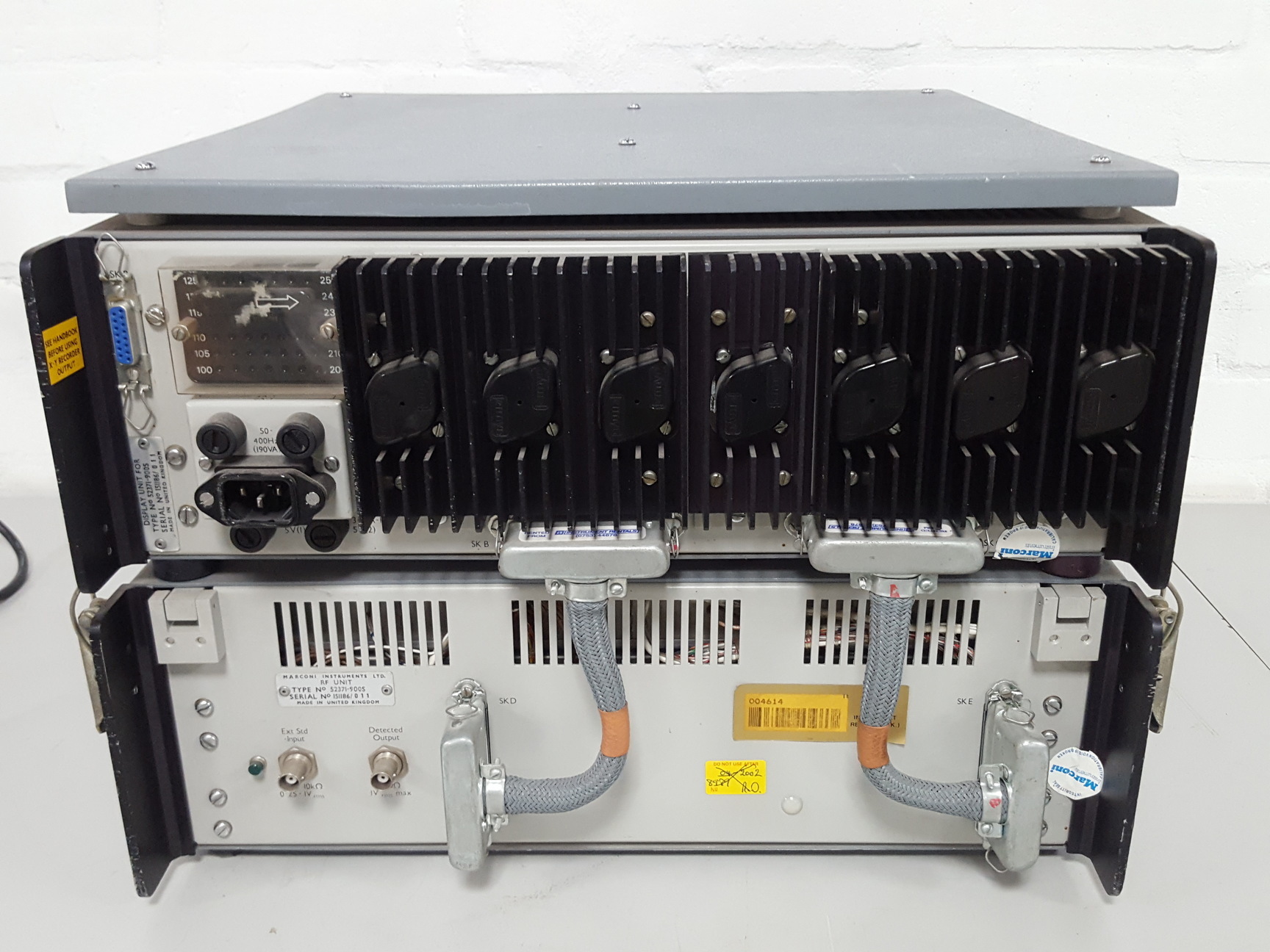 Image of Marconi 200MHz TF2370 Spectrum Analyser Display & RF Unit