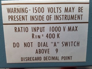 Thumbnail image of Fluke 895A DC Differential Voltmeter Lab