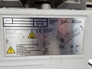 Thumbnail image of Pfeiffer Balzers WKP500A Vacuum Pump WOS 430 Leybold Sogevac SV100B AM 90 SX2 