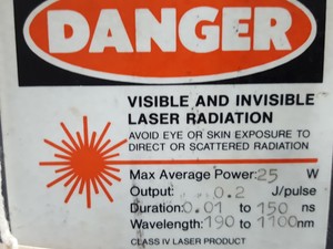 Thumbnail image of Lambda Physik LPD 3000 3002 Physics / Chemistry Industrial Laser 190 to 1100nm