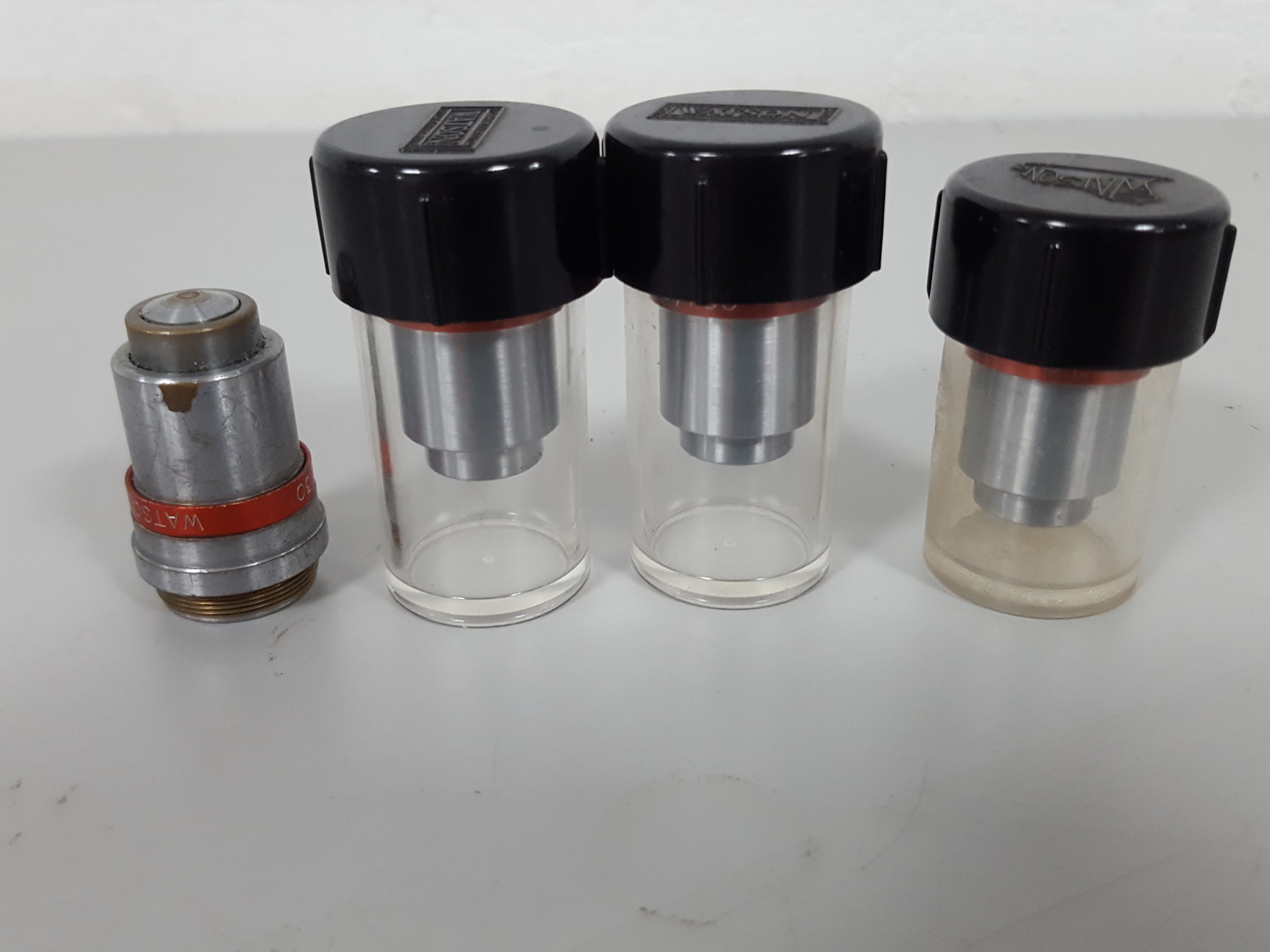 lot-of-27-microscope-objectives-lab