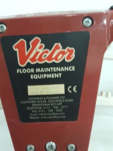 Thumbnail image of 2x Dowding & Plummer Victor Contractor 450 High Speed Floor Polisher Scrubber