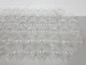 Thumbnail image of Lot of 100x 100mL Round-Bottomed Round Bottom Flasks Lab Glassware