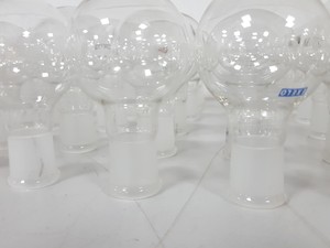 Thumbnail image of Lot of 100x 100mL Round-Bottomed Round Bottom Flasks Lab Glassware