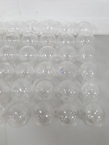 Thumbnail image of Lot of 72x 150mL Round-Bottomed Round Bottom Flasks Lab Glassware
