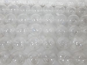Thumbnail image of Lot of 72x 150mL Round-Bottomed Round Bottom Flasks Lab Glassware