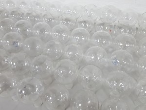 Thumbnail image of Lot of 72x 150mL Round-Bottomed Round Bottom Flasks Lab Glassware