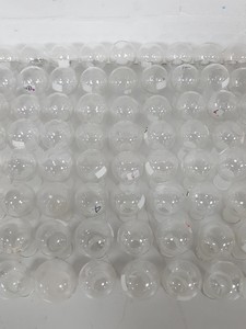 Thumbnail image of Lot of 104 Round-Bottom Round Bottom Flasks Lab Glassware Jointed Quickfit 50mL