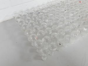 Thumbnail image of Lot of 104 Round-Bottom Round Bottom Flasks Lab Glassware Jointed Quickfit 50mL