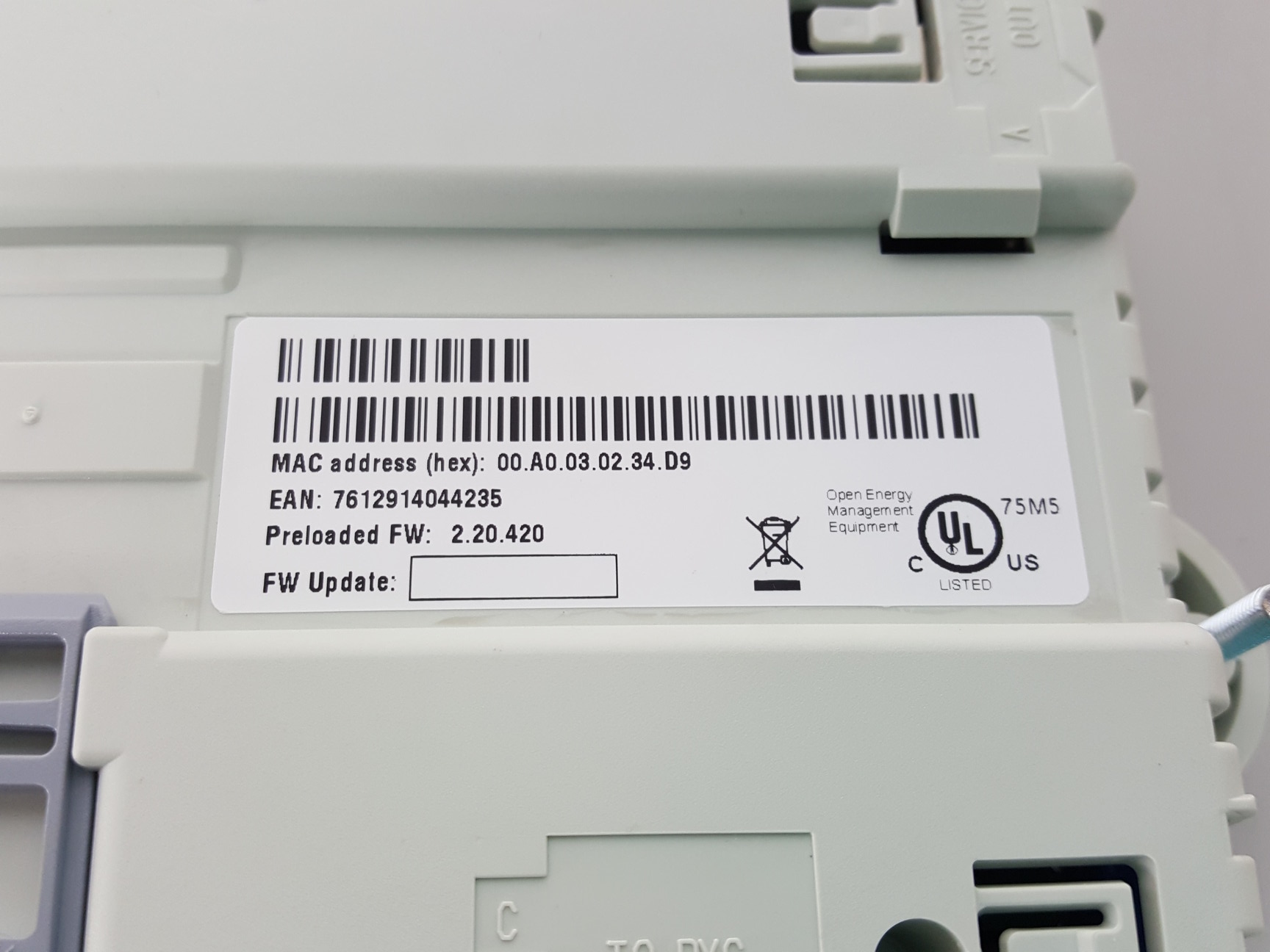 Image of Siemens PXM20-E Operator Unit Networkable with Ethernet