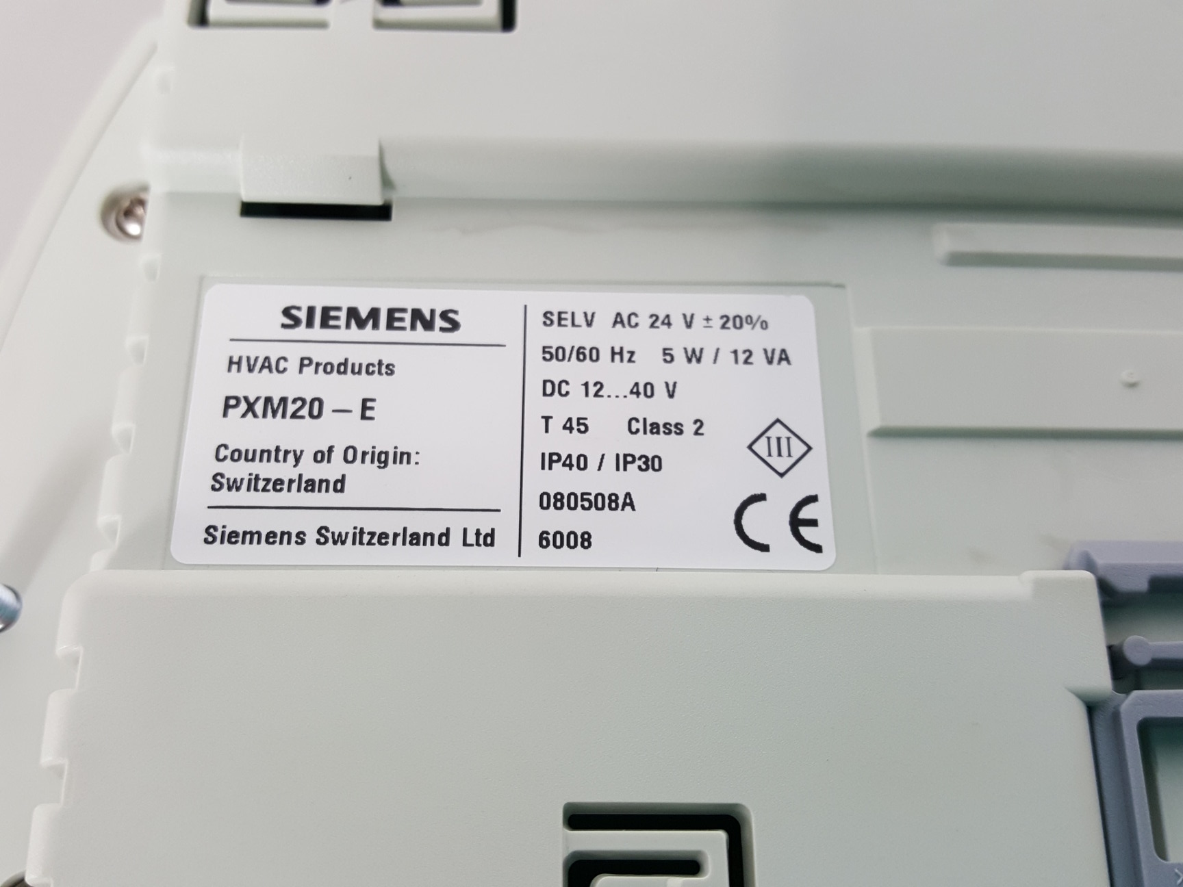 Image of Siemens PXM20-E Operator Unit Networkable with Ethernet