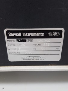 Thumbnail image of Sorvall EconSpin 120010 Benchtop Centrifuge + Swinging Bucket Rotor Lab