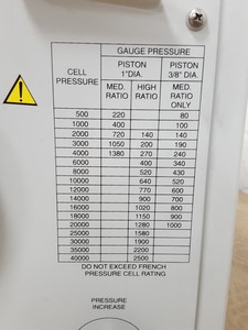 Thumbnail image of Thermo Spectronic French Pressure Cell Press FA-078 Lab