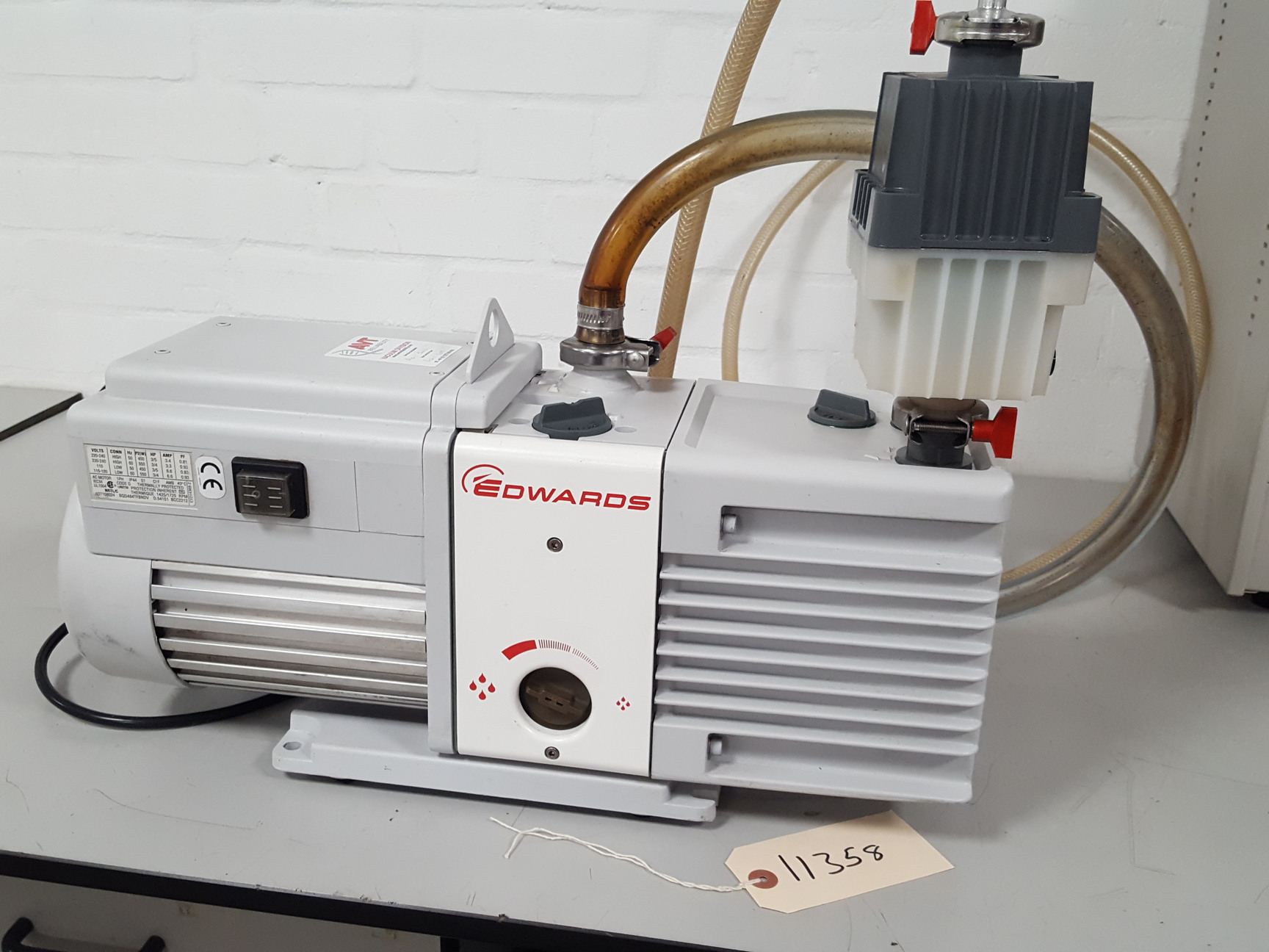 Edwards RV12 Rotary Vane Vacuum Pump Lab