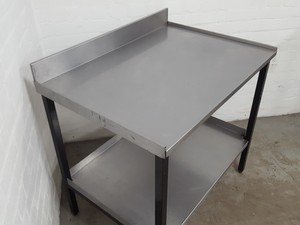 Thumbnail image of Stainless Steel Catering Bench Worktop 91.5cm long x 66cm deep x 84.2cm high