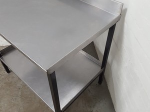 Thumbnail image of Stainless Steel Catering Bench Worktop 91.5cm long x 66cm deep x 84.2cm high