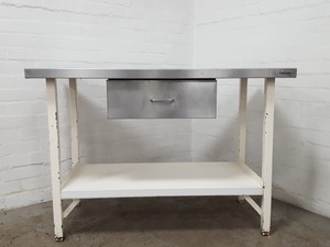 Thumbnail image of Falcon Single Drawer Stainless Steel Catering Table Worktop 120x60x84cm 