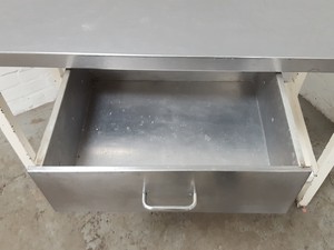 Thumbnail image of Falcon Single Drawer Stainless Steel Catering Table Worktop 120x60x84cm 