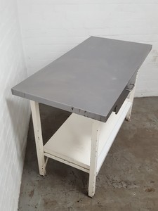 Thumbnail image of Falcon Single Drawer Stainless Steel Catering Table Worktop 120x60x84cm 
