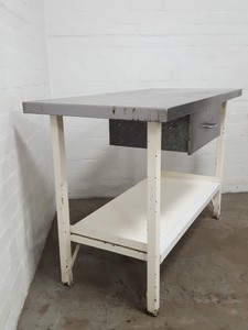 Thumbnail image of Falcon Single Drawer Stainless Steel Catering Table Worktop 120x60x84cm 