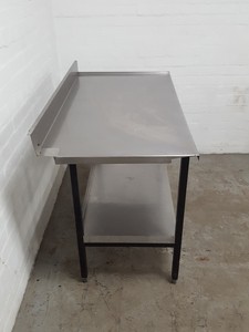 Thumbnail image of Double Rack Stainless Steel Catering Table Worktop 122x66x86.5cm 