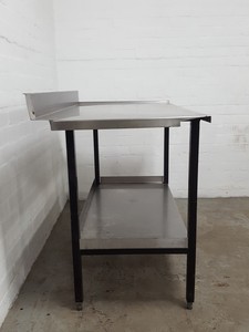 Thumbnail image of Double Rack Stainless Steel Catering Table Worktop 122x66x86.5cm 