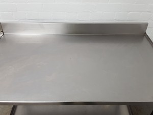 Thumbnail image of Double Rack Stainless Steel Catering Table Worktop 122x66x86.5cm 