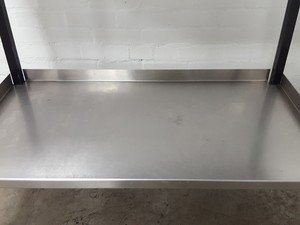 Thumbnail image of Double Rack Stainless Steel Catering Table Worktop 122x66x86.5cm 