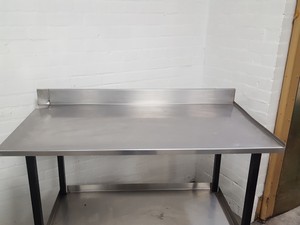 Thumbnail image of Double Rack Stainless Steel Catering Table Worktop 122x66x86.5cm 